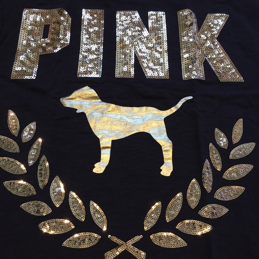 NWT. BLING CAMPUS SHORT SLEEVE TEE LARGE - Picture 3 of 5